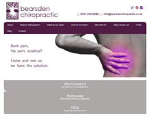 Tablet Screenshot of bearsdenchiropractic.co.uk